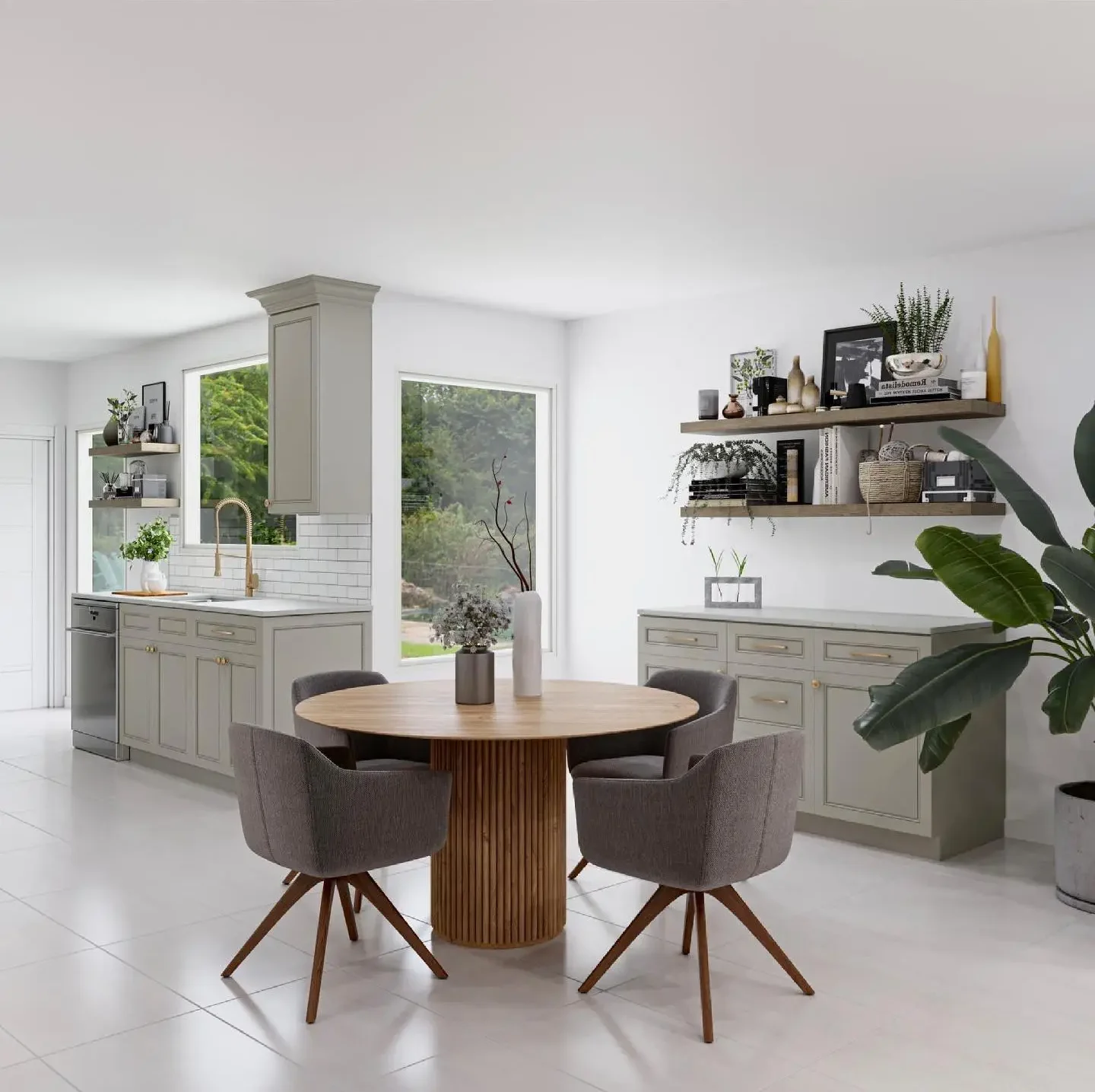 Open concept living room remodel completed by experts in Home Remodeling Las Vegas