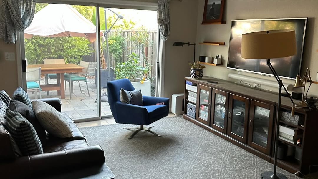 Original living space before renovation showing outdated design prior to Home Remodeling Las Vegas